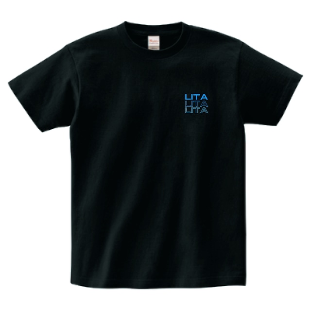 「LITAオリジナルTシャツ（カラー：ブラック）」の商品画像